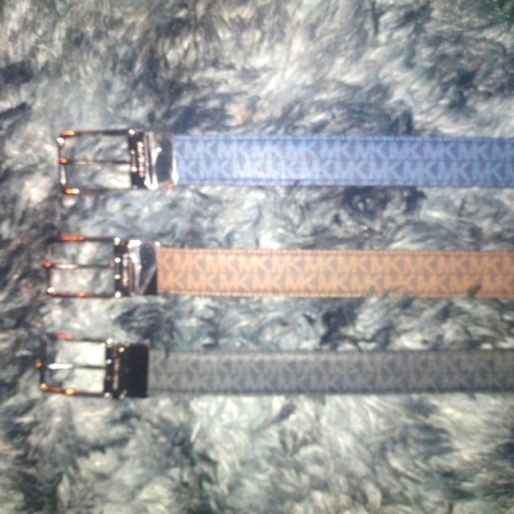 Michael Kors Other - New!! 3 Michael Kors Mens Cut to Size Reversible Belts Blue, Black and Brown